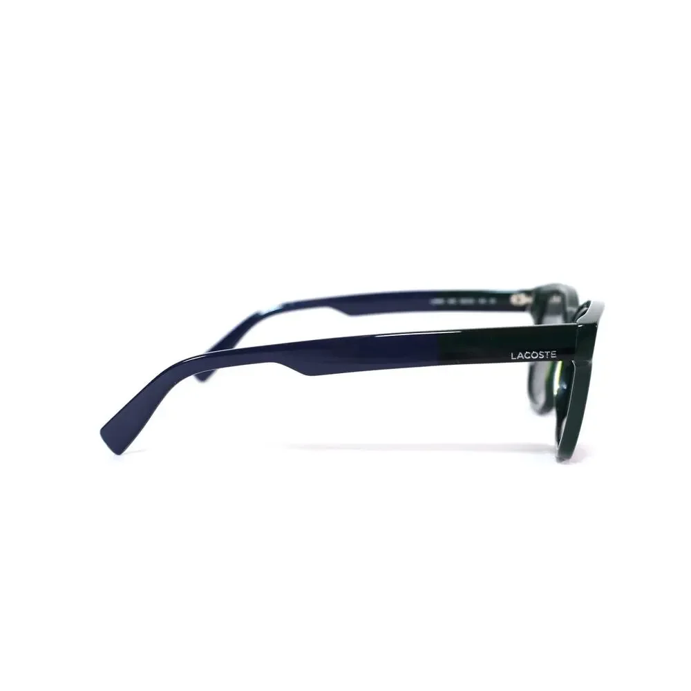 Lacoste Rounded Square Men's Sunglasses – Deep Jade Green / Grey Lenses – NWT